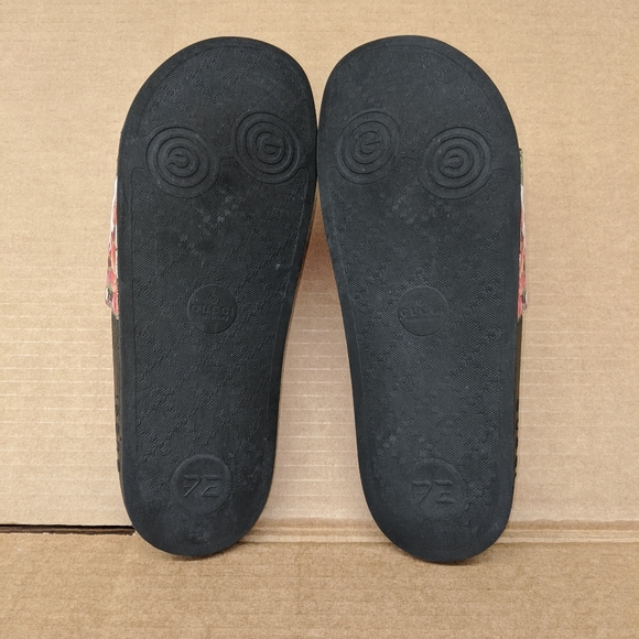 GUCCI GG BLOOMS SUPREME SLIDE SANDAL 408508 KU200 - Picture 8 of 8